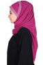 Carin - Hijab Chiffon Pratico Fucsia