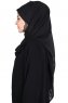 Carin - Hijab Chiffon Pratico Nero