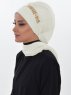 Carmen Creme Praktisk Hijab Ayse Turban 325422-2