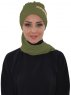 Carmen Khaki Praktisk Hijab Ayse Turban 325417-1
