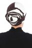 Clara - Turbante Di Cotone Marrone & Creme