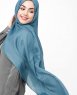 Copen Blue - Denim Viskos Hijab Sjal InEssence Ayisah 5HA45d
