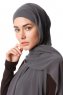 Derya - Hijab Pratico Chiffon Antracite