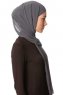 Derya - Hijab Pratico Chiffon Antracite