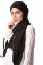 Derya - Hijab Pratico Chiffon Nero