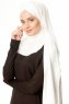 Duru - Hijab Jersey Creme & Bianca