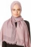 Ebru - Hijab Di Cotone Rosa Antico