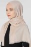 Ece Beige Pashmina Hijab Sjal Halsduk 400038b