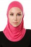 Elif - Hijab Sport Fucsia - Ecardin