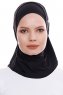 Elif - Hijab Sport Nero - Ecardin