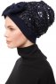Enfleda - Turbante Blu Navy