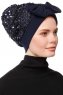 Enfleda - Turbante Blu Navy