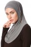 Esma - Hijab Amira Grigio - Firdevs