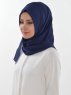 Evelina - Hijab Pratico Blu Navy - Ayse Turban