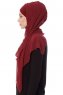 Evren - Chiffon Hijabte Bordò