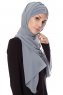 Evren - Chiffon Hijabte Grigio