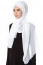 Evren - Chiffon Hijabte Bianca