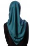 Eylul - Hijab Rayon Quadrato Verde Scuro