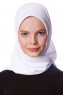 Eylul - Hijab Rayon Quadrato Bianca