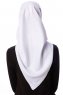 Eylul - Hijab Rayon Quadrato Bianca
