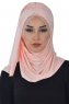 Filippa - Hijab Cotone Pratico Rosa Antico - Ayse Turban