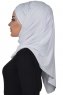 Filippa - Hijab Cotone Pratico Bianca - Ayse Turban
