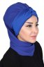 Gill - Hijab Pratico Blu & Blu