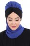 Gill - Hijab Pratico Blu & Nero