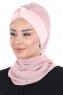 Gill - Hijab Pratico Rosa Antico & Rosa Antico