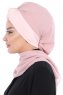 Gill - Hijab Pratico Rosa Antico & Rosa Antico