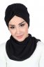 Gill - Hijab Pratico Nero & Nero