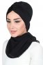 Gill - Hijab Pratico Nero & Nero