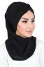 Gill - Hijab Pratico Nero & Nero