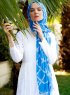 Habibah - Hijab Fantasia Blu - Sal Evi