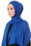 Hande - Hijab Di Cotone Blu - Gülsoy