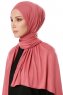 Hande - Hijab Di Cotone Rosa Antico - Gülsoy