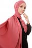 Hande - Hijab Di Cotone Rosa Antico - Gülsoy