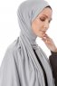 Hande - Hijab Di Cotone Grigio - Gülsoy