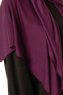 Hande - Hijab Di Cotone Prugna - Gülsoy