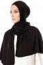 Hande - Hijab Di Cotone Nero - Gülsoy