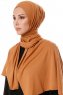 Hande - Hijab Di Cotone Rosso Mattone - Gülsoy