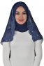 Helena - Hijab Pratico Blu Navy - Ayse Turban