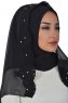 Helena - Hijab Pratico Nero - Ayse Turban