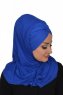 Hilda - Hijab Di Cotone Blu