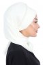 Hillevi - Turbante Chiffon Creme