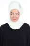 Hillevi - Turbante Chiffon Creme