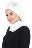 Hillevi - Turbante Chiffon Creme