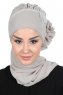Hillevi - Turbante Chiffon Taupe