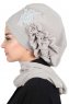 Hillevi - Turbante Chiffon Taupe