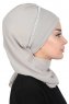 Hillevi - Turbante Chiffon Taupe